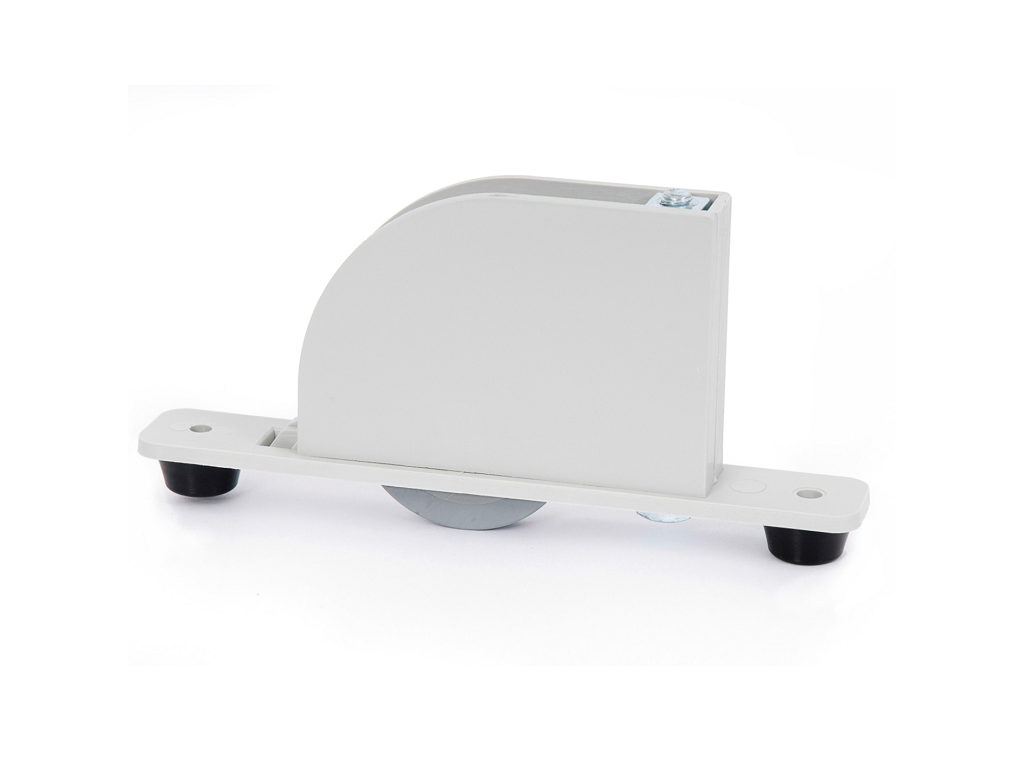 Ruota per Letti Blind F con Freno Portata kg.150 Unidirezionale da Incasso Grigio+Gomma Grigia a U mm.22 |Stampmatic - immagine 1
